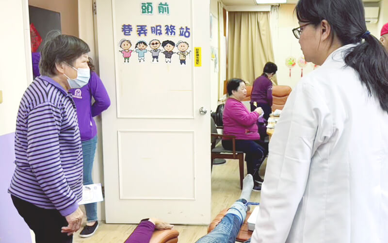 頭前社區銀髮俱樂部血管檢測活動活動現場
